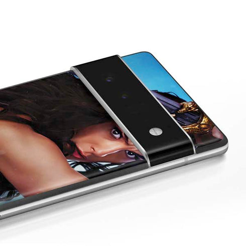 DC Comics Wonder Woman Battle Ready Poster Google Pixel 6 Pro Skin